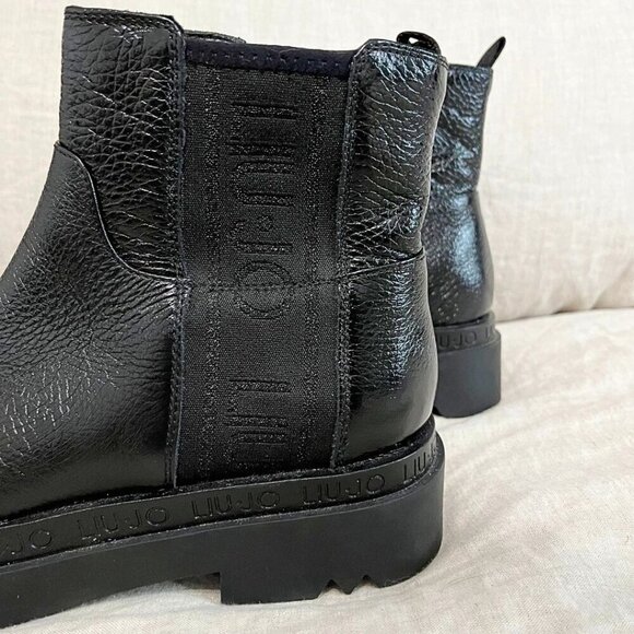 LIU JO BOTTINES LOVE 11 BOOTIE IN BLACK STYLE SF1059 PX108 - 39 - Picture 10 of 14